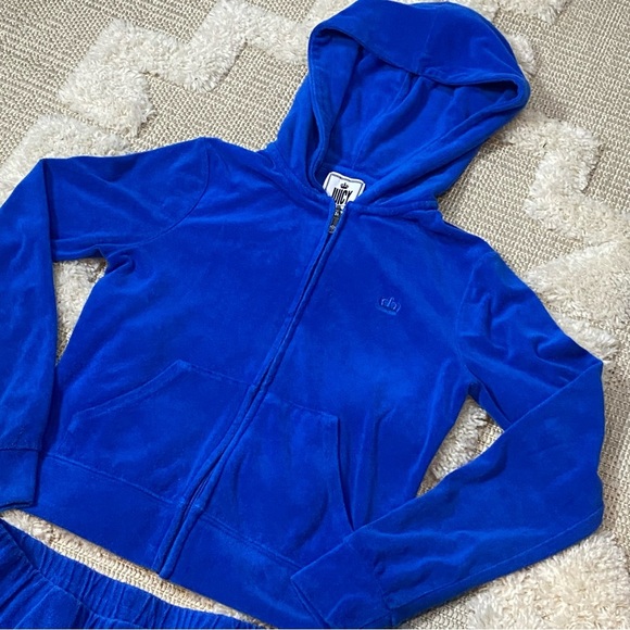 Juicy Couture 2 Piece Terry Set Jacket - XS  Shorts - S - Picture 2 of 12